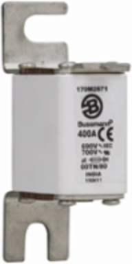 High Speed Square Body Fuse 400A 690V AC Class aR 200 kAIC