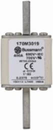 High-Speed Square Body Fuse 400A 1250V (IEC) 1300V (UL) 200 kAIC