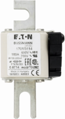 High Speed Square Body Fuse 160A 200 kAIC 690V AC DIN 43 620