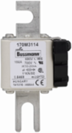 High Speed Square Body Fuse 160A 200 kAIC 690V AC DIN 43 620