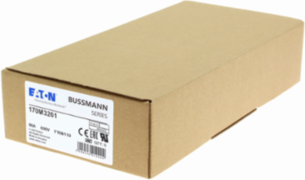 High-Speed Square Body Fuse 80A 690V AC 200 kAIC Class aR DIN 43 620