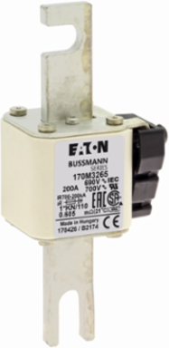 High-Speed Square Body Fuse 200A 1250V (IEC) 1300V (UL) 200 kAIC