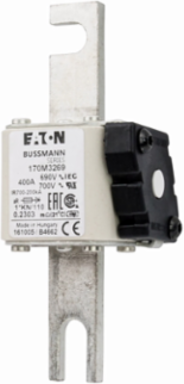 High Speed Square Body Fuse 1250V/1300V 400A 200 kAIC DIN Mount