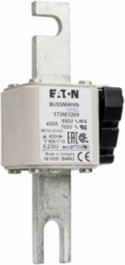 High Speed Square Body Fuse 1250V/1300V 400A 200 kAIC DIN Mount