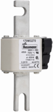 High Speed Square Body Fuse, 450A, 690V, 200 kAIC, aR Class