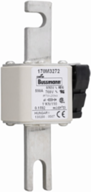 High Speed Square Body Fuse 690V, 550A, 200 kAIC, DIN 43 620