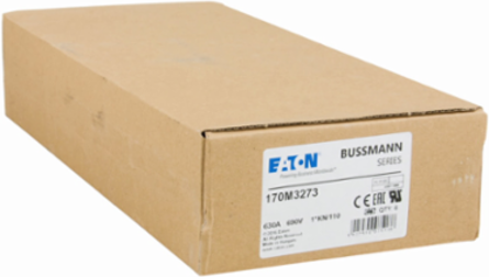 High-Speed Square Body Fuse 630A 690V (IEC) 200 kAIC Class aR DIN 43 620