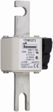 High-Speed Square Body Fuse 630A 690V (IEC) 200 kAIC Class aR DIN 43 620