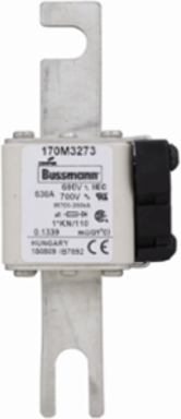 High-Speed Square Body Fuse 630A 690V (IEC) 200 kAIC Class aR DIN 43 620