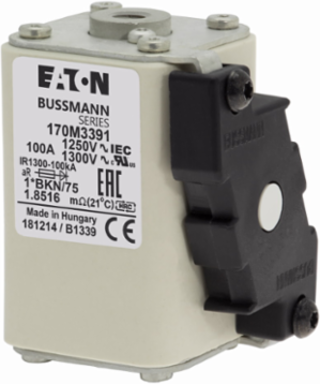 High Speed Square Body Fuse 700V, 100A, 100 kAIC, Flush Contacts