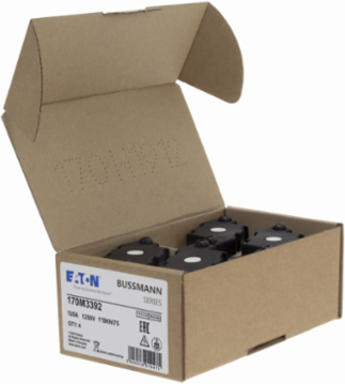 High Speed Square Body Fuse 125A 100 kAIC 700V (UL) 690V (IEC) Flush