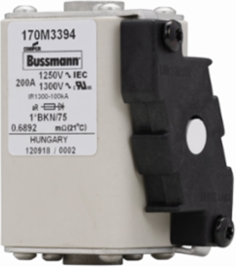 High Speed Square Body Fuse 200A 1250V Class aR