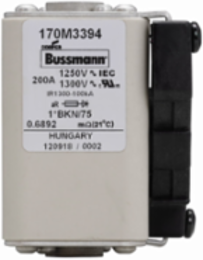High Speed Square Body Fuse 200A 1250V Class aR