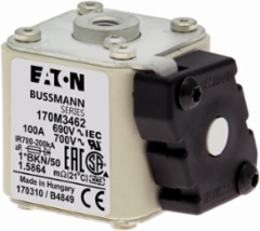 High Speed Square Body Fuse 100A 690V AC Class aR 200 kAIC Flush Design