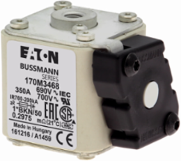 High Speed Square Body Fuse 350A 690V AC 200 kAIC Class aR Flush