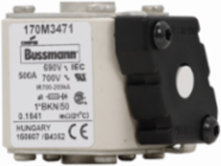 High Speed Square Body Fuse, 500A, 690V, Class aR, 200 kAIC