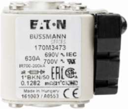 High Speed Square Body Fuse, 630A, 690V, 200 kAIC, Class aR, Flush
