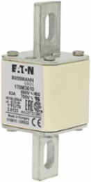 High Speed Square Body Fuse 63A 1300V AC/DC 200 kAIC Class aR