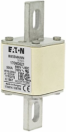 High Speed Square Body Fuse, 500A, 690V AC, 200 kAIC, IEC Rated