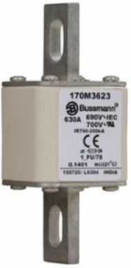 High Speed Square Body Fuse 630A 690V AC 200 kAIC Class aR