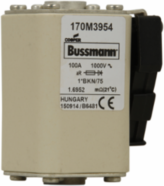High Speed Fuse 100A RMS, 700 Vac, 5.433 Inch Length, Class aR