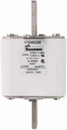 High Speed Square Body Fuse 1250V AC 630A 100 kAIC Class aR