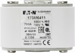 High Speed Square Body Fuse 700A 200 kAIC Class aR Flush 690V