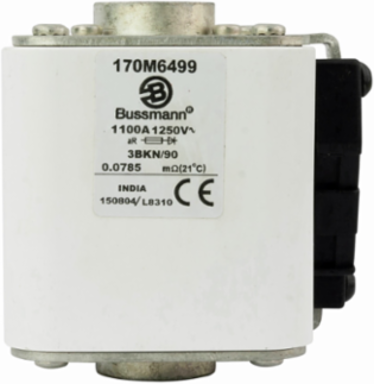 High Speed Square Body Fuse 1100A, 200 kAIC, 1250V, Class aR