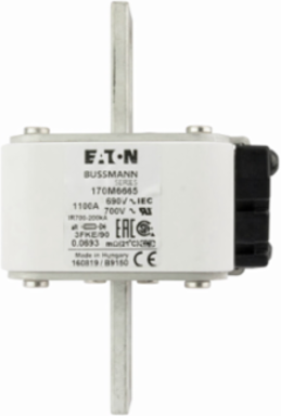 High Speed Square Body Fuse, 1100A, 700V AC, 200 kAIC, UL Recognized