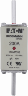 High Speed Fuse-link 200 A NH1 135 x 53 x 40 mm AC 800 V gR 65 kA