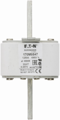 Eaton Bussmann series high speed square body fuse, 240 Vac, 150 Vdc, 1250A, Other, Fuse, Class aR