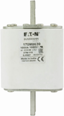 High Speed Square Body Fuse, 700A, 125 kAIC, Top Indicator, Class aR
