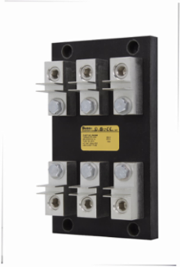Class T Modular Fuse Block, 101-200A, 600 Vac/Vdc, Glass Polyester Material