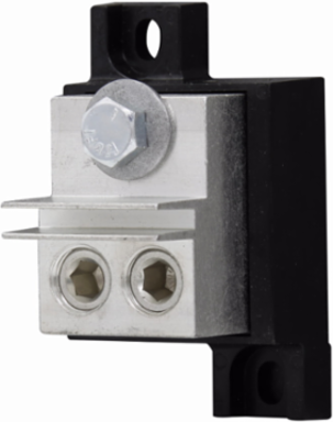 Universal Fuse Block, 600V, 400A, Modular, 2 Inch Length, 1 Inch Height, Set Screw Connection