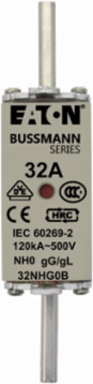 Low Voltage NH Fuse 500V 32A 120 kAIC Class C gL/gG