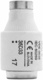 Low Voltage Time-Delay Fuse, 35A, 500V, DIII Construction, Ceramic Body