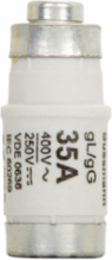 Low Voltage D0 Fuse, 400V, 35A, Time-Delay, Ceramic Body, Class C gL/gG