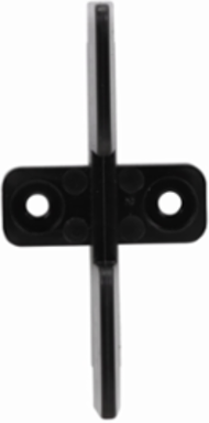 Fuse Block Cover with End Barrier, 2.56 Inch Length, 1.125 Inch Height, .026 lb Weight