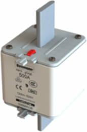 Low Voltage NH Fuse, 500A, 500V, 120kAIC, Ceramic Body, Industrial Application