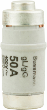 Low Voltage D0 Fuse, 400V, 50A, 36MM Height, Time-Delay, Ceramic Body