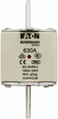 Low Voltage NH Fuse 630A 500V 150MM Length Square Body