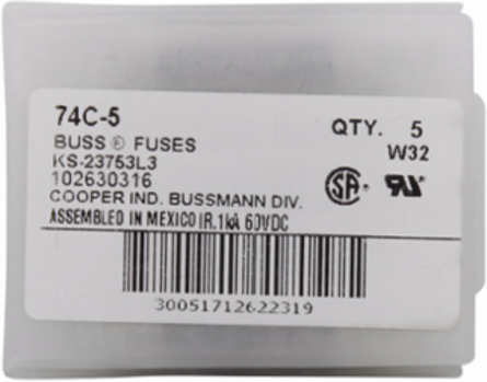 Telecommunication Fuse, Cylindrical, 60 Vdc, 4A, Non-Indicating, Fast-Acting