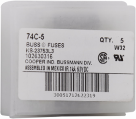 Telecommunication Fuse, Cylindrical, 60 Vdc, 4A, Non-Indicating, Fast-Acting
