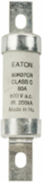 Canadian Fuse, 80A, 600 Vac/250 Vdc, 3.625 Inch Height, Ceramic Body