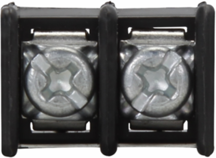 Single Row Terminal Block, 4 Pole, 250V, 1.37 Inch Length, 0.325 Inch Center Spacing