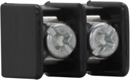Single Row Terminal Block, 4 Pole, 250V, 1.37 Inch Length, 0.325 Inch Center Spacing