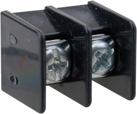 Single Row Terminal Block 1.93 Inch Length, 2-Pole, 300V, 0.1 LB Weight
