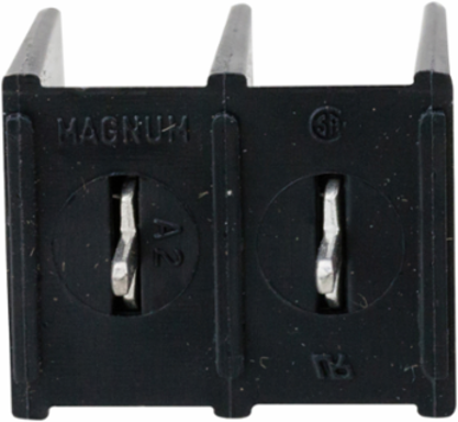 Single Row Terminal Block 1.93 Inch Length, 2-Pole, 300V, 0.1 LB Weight
