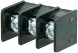 Single Row Terminal Block 1.93 Inch Length, 300V, Three-pole, 9 lb-in Torque