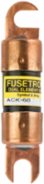 Lift Truck & Battery Charger Fuse, 60A, 130 Vdc, Time Delay, 3 Inch Height
